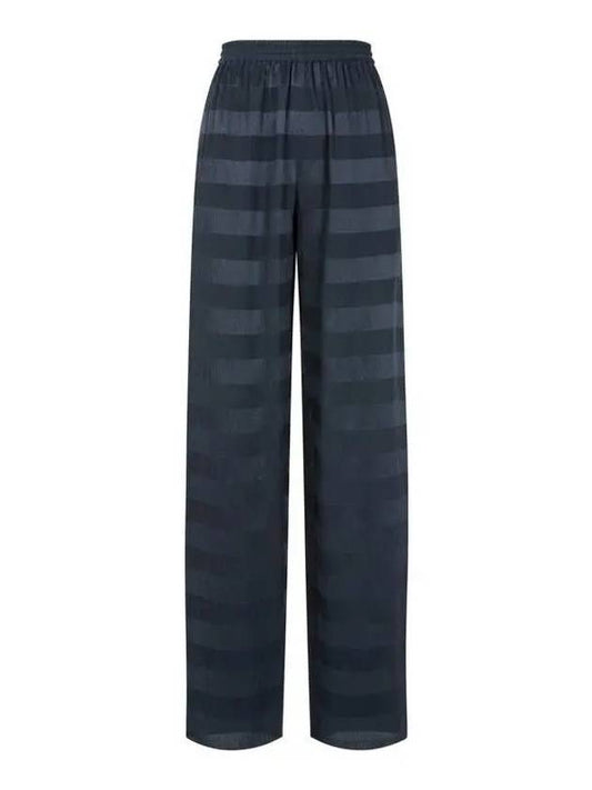 Women s pleated silk banding pants navy 271101 - GIORGIO ARMANI - BALAAN 1