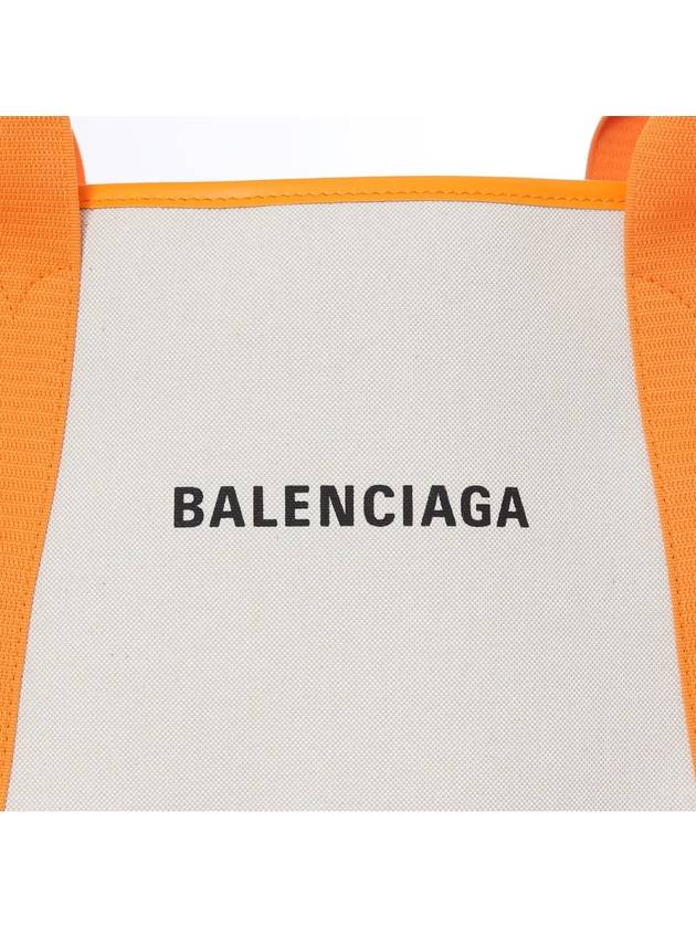 Cabas Logo Canvas Small Tote Bag Dark Orange - BALENCIAGA - BALAAN 6