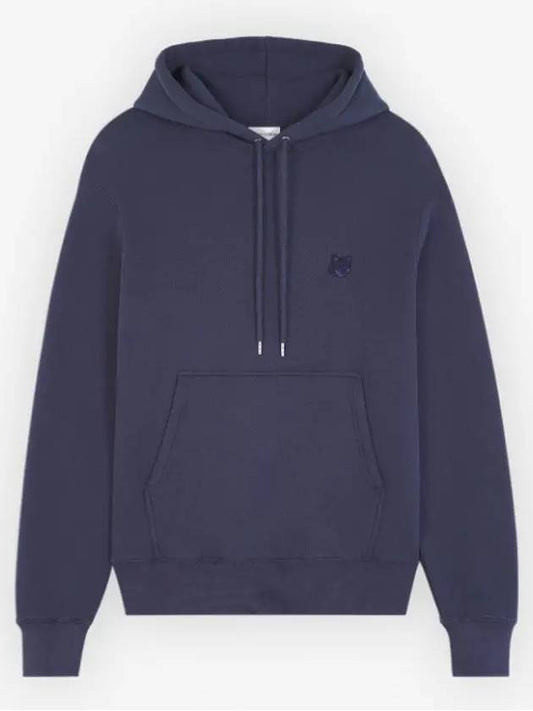 Bold Fox Head Patch Comfort Hoodie Ink Blue - MAISON KITSUNE - BALAAN 2