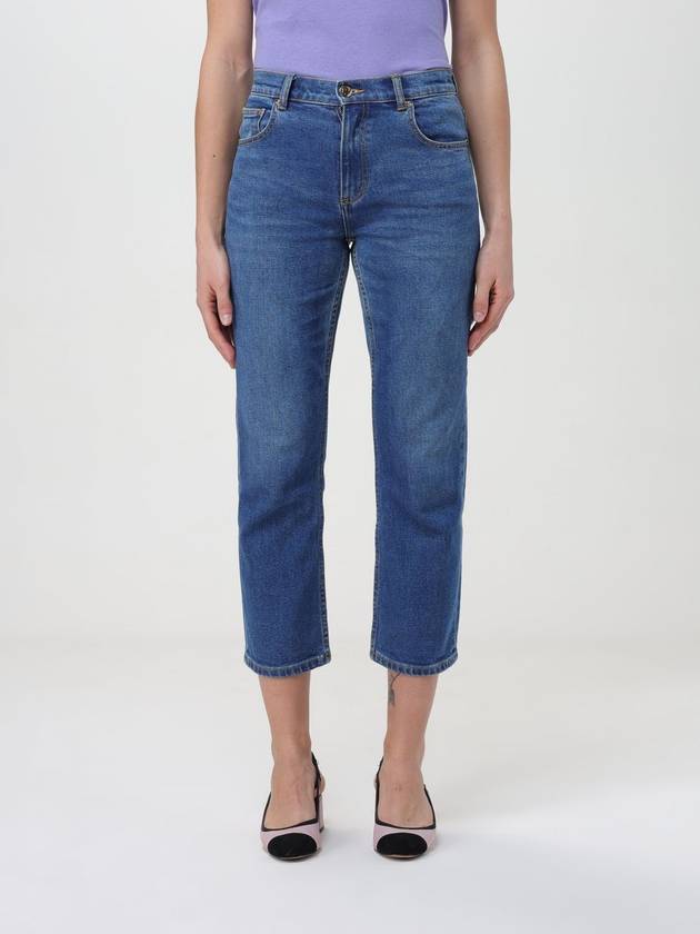 Jeans Tory Burch in denim di cotone - TORY BURCH - BALAAN 1