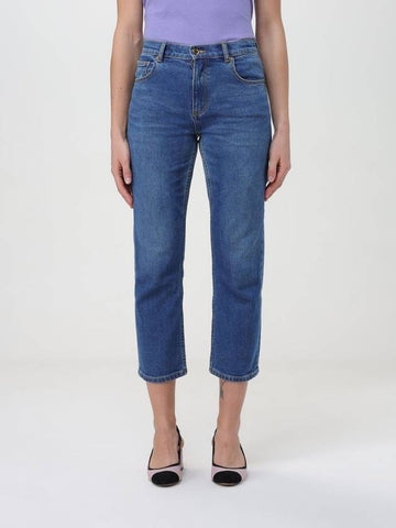 Jeans Tory Burch in denim di cotone - TORY BURCH - BALAAN 1