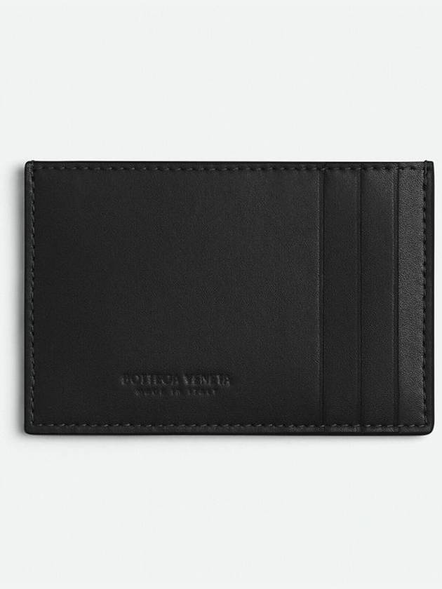 Intrecciato Cassette Card Wallet Black - BOTTEGA VENETA - BALAAN 3