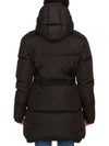 Sirli Belted Hooded Short Padding Black - MONCLER - BALAAN 6