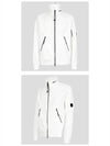 Lens Wappen Soft Shell Zip-Up Jacket White - CP COMPANY - BALAAN 5