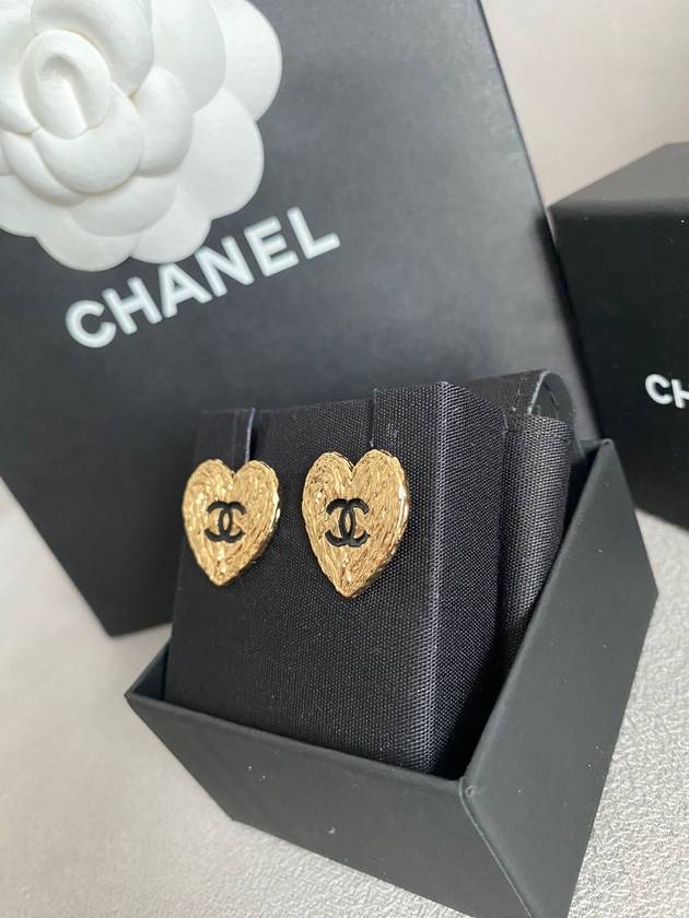 Heart CC logo earrings ABC948 - CHANEL - BALAAN 3