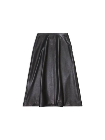 Women's Mid Waist A-Line Skirt Black - BALENCIAGA - BALAAN 1