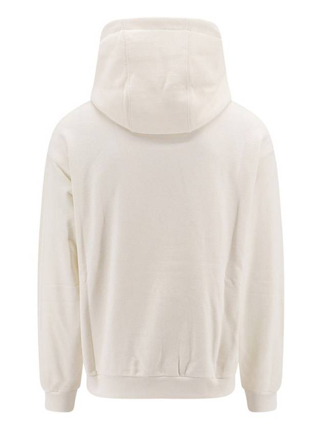 GG Interlocking Cotton Hoodie White - GUCCI - BALAAN 3