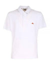 Embroidered Logo Short Sleeve Polo Shirt White - ETRO - BALAAN 2