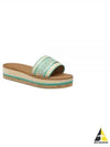 Dioriviera Dway Platform Slide Slippers Natural Aquamarina - DIOR - BALAAN 2