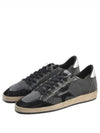 Ball Star Laminated Low Top Sneakers Black - GOLDEN GOOSE - BALAAN 2