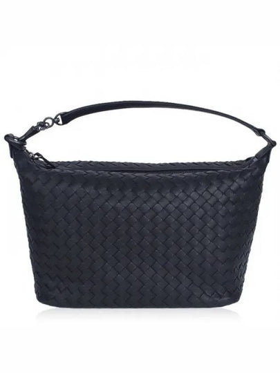 Women's Intrecciato Shoulder Bag Black - BOTTEGA VENETA - BALAAN 2