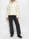 Monogram Technical Fabric Down Jacket White - FENDI - BALAAN 3