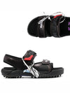 men's odd sea logo strap sandals black - OFF WHITE - BALAAN 2