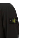 Logo Light Soft Shell Jacket Black - STONE ISLAND - BALAAN 9