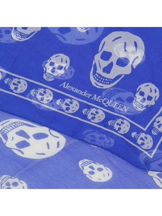 Alexander McQueen BL Silk Classic Skull Scarf - ALEXANDER MCQUEEN - BALAAN 2