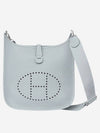 Evelyne III 29 Cross Bag Palladium Blue Pale - HERMES - BALAAN 2