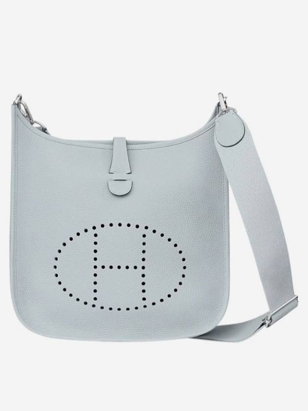 Evelyne III 29 Cross Bag Palladium Blue Pale - HERMES - BALAAN 2