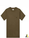 30/1 Jersey Logo Short Sleeve T-Shirt Green - CP COMPANY - BALAAN 2