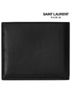 Tiny Monogram Half Wallet Black Gold - SAINT LAURENT - BALAAN 4