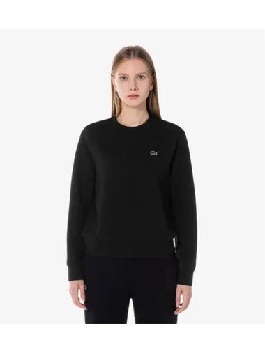 Women s Technical Crew Neck Sweatshirt Black - LACOSTE - BALAAN 1