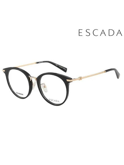 Glasses Frame VES A37F 0A01 Round Metal Men Women - ESCADA - BALAAN 2