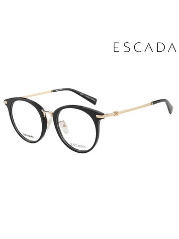 Glasses Frame VES A37F 0A01 Round Metal Men Women - ESCADA - BALAAN 1