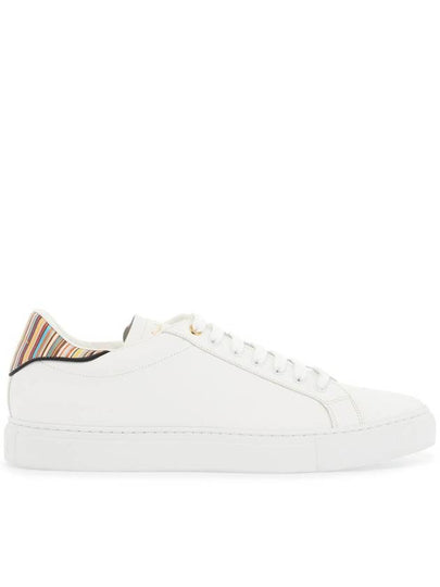 Stripe Logo Low Top Sneakers White - PAUL SMITH - BALAAN 2