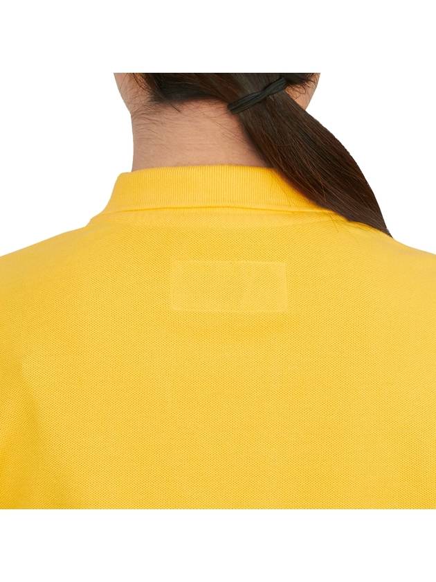 Women’s Icon Short Sleeve PK Shirt Yellow - HORN GARMENT - BALAAN 8