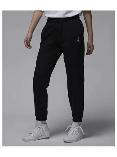 Jordan Brooklyn Fleece Track Pants Black - NIKE - BALAAN 1