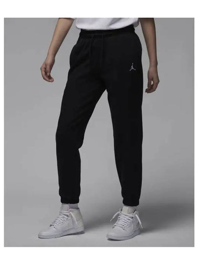 Jordan Brooklyn Fleece Track Pants Black - NIKE - BALAAN 2