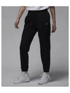 Jordan Brooklyn Fleece Pants W Black White FN4495 010 - NIKE - BALAAN 2