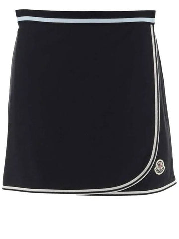 LOGO GONNA MINI Wrap Skirt - MONCLER - BALAAN 1