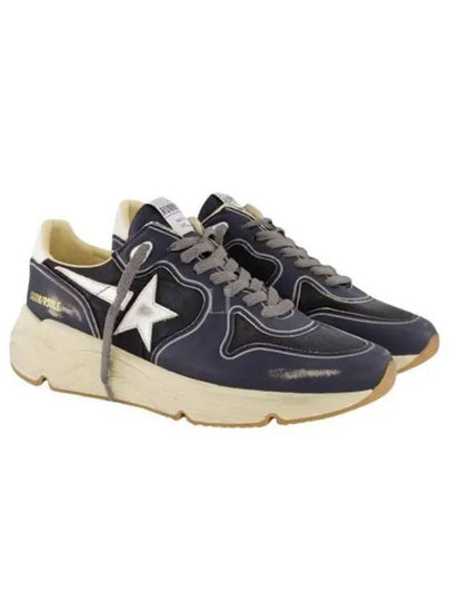 Running Sole Leather Low Top Sneakers Navy - GOLDEN GOOSE - BALAAN 2