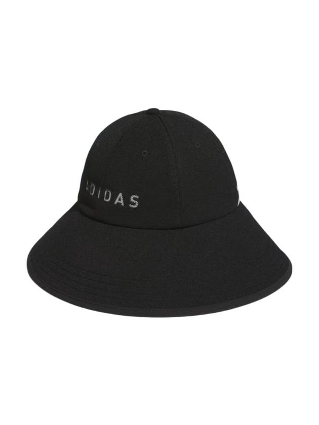 Logo Wide Bucket Hat Black - ADIDAS - BALAAN 1