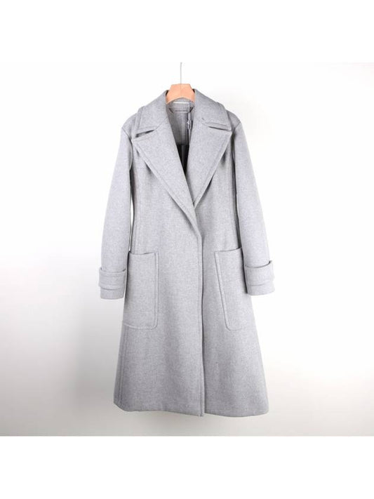 SPORTMAX Wool Robe Coat Gray CIAD - MAX MARA SPORTMAX - BALAAN 1