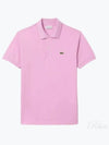 Men's Logo Classic Fit Cotton Short Sleeve Polo Shirt Pink - LACOSTE - BALAAN 2