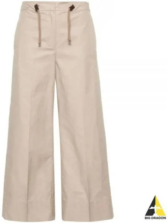 Ottavo Water Repellent Wide Pants Beige - MAX MARA - BALAAN 2