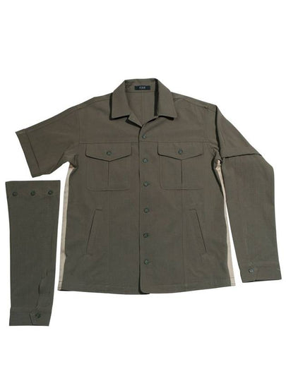 Jungle Separate Work Jacket Khaki - IFELSE - BALAAN 2