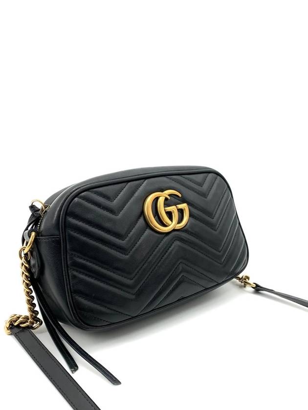 GG Marmont Matelasse Cross Bag Small 447632 - GUCCI - BALAAN 4