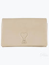 Do You Want Strap Long Wallet Beige - AMI - BALAAN 2