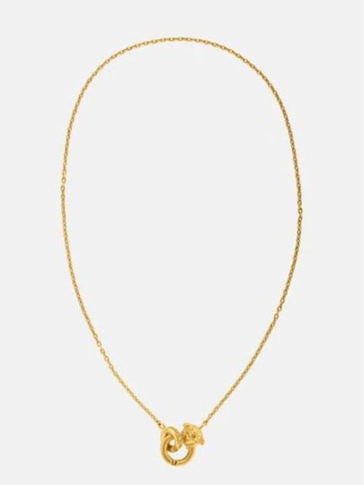 Women Medusa Rolo Chain Polished Necklace Gold - VERSACE - BALAAN 2