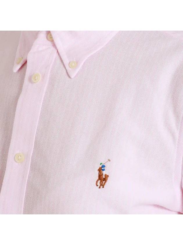 Striped Oxford Shirt Pink - POLO RALPH LAUREN - BALAAN 5