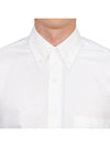 Armband Oxford Long Sleeve Shirt White - THOM BROWNE - BALAAN 6