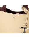 Logo Charm Leather Micro Tote Bag Natural - TOD'S - BALAAN 9