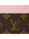 LV Charm Monogram Card Wallet Pink Brown - LOUIS VUITTON - BALAAN 6