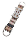 Monogram Motif Vintage Check Key Holder Beige - BURBERRY - BALAAN 10