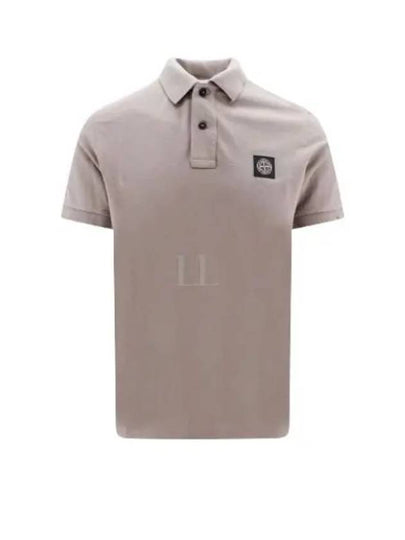 Pique Stretch Cotton Short Sleeve Polo Shirt Dove Grey - STONE ISLAND - BALAAN 2