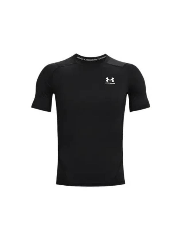 Men's Heart Gear Compression Short Sleeve T-Shirt Black - UNDER ARMOUR - BALAAN 2