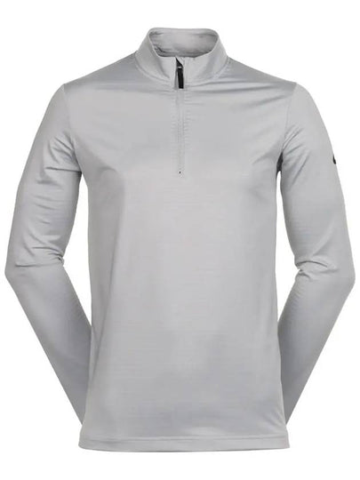 Golf Dri Fit Victory Half Zip Long Sleeve T-Shirt Grey - NIKE - BALAAN 2