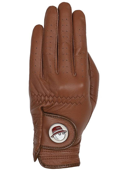 Bucket Women s Two Handed Gloves BROWN WOMAN - MALBON GOLF - BALAAN 2